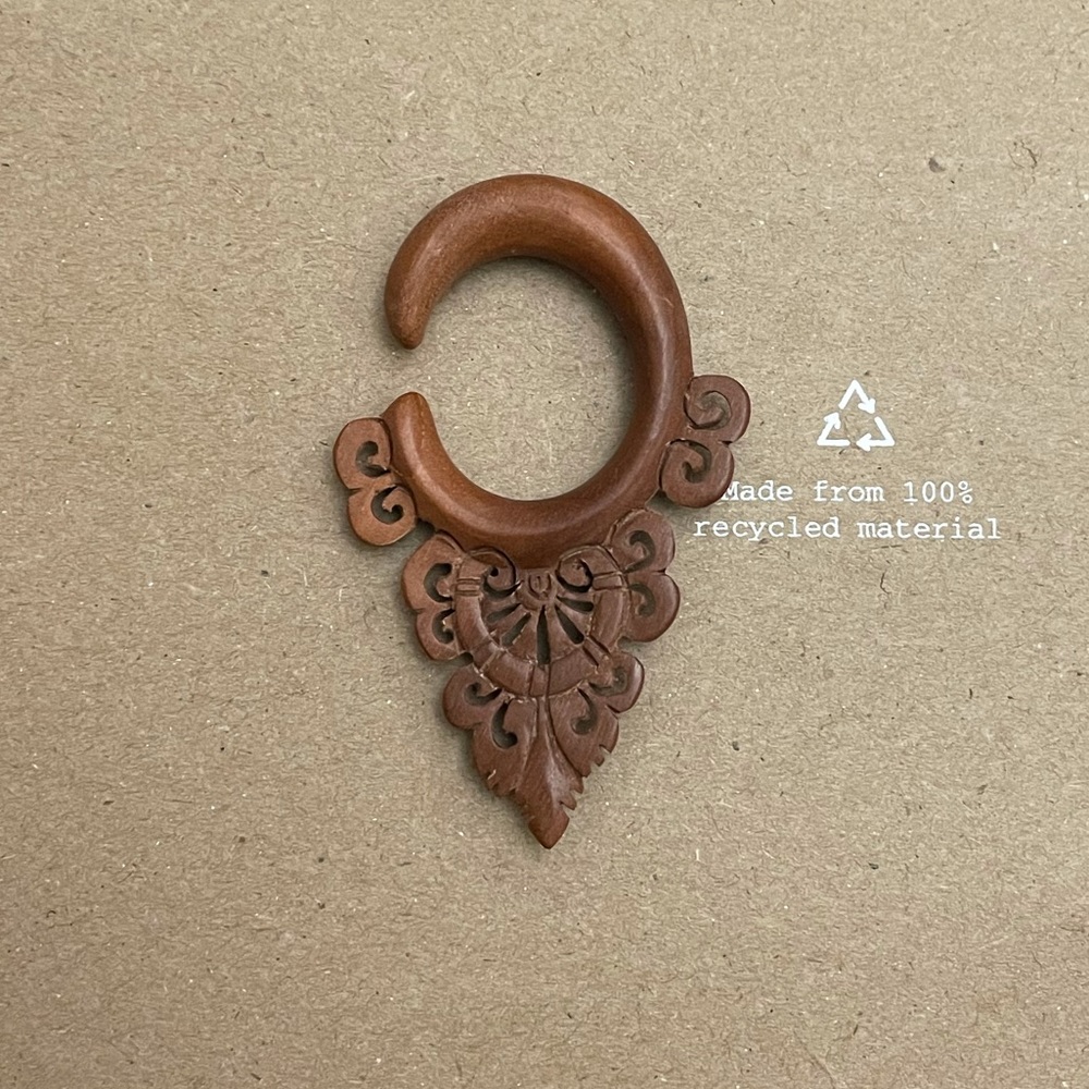 Earring 3 pairs for 10. Wood gauge.Moving Sale.